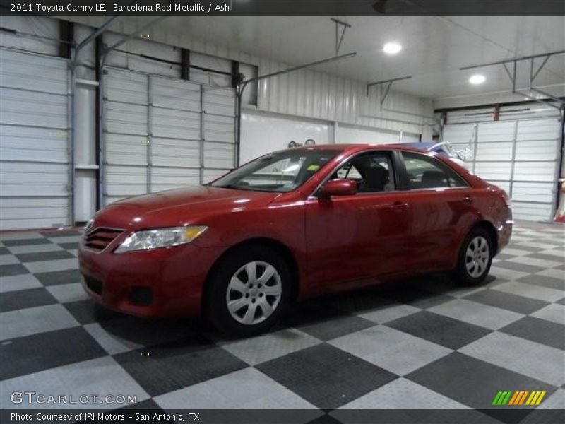 Barcelona Red Metallic / Ash 2011 Toyota Camry LE