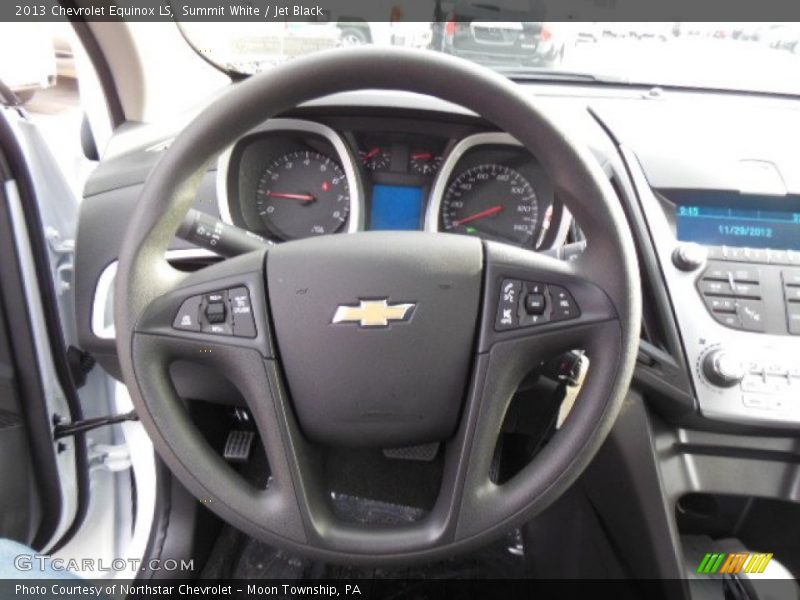 Summit White / Jet Black 2013 Chevrolet Equinox LS