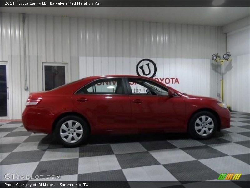 Barcelona Red Metallic / Ash 2011 Toyota Camry LE