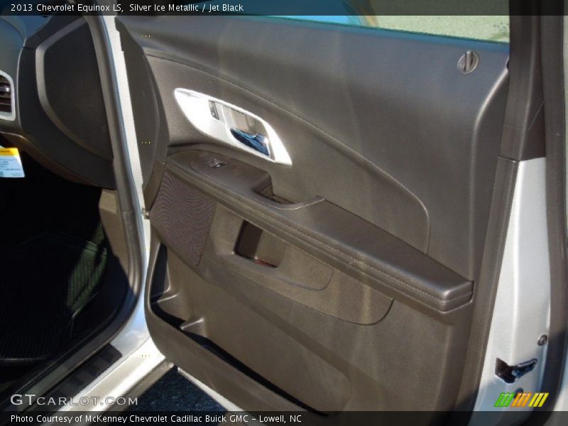 Silver Ice Metallic / Jet Black 2013 Chevrolet Equinox LS