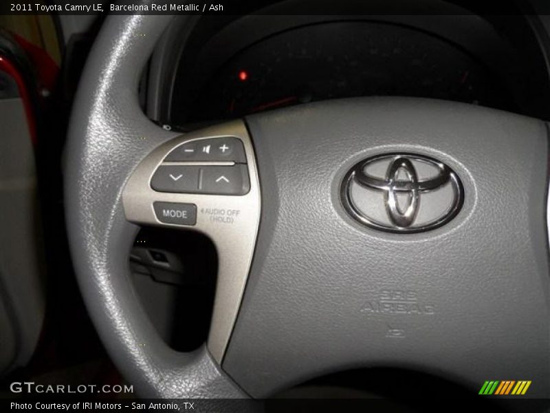 Barcelona Red Metallic / Ash 2011 Toyota Camry LE