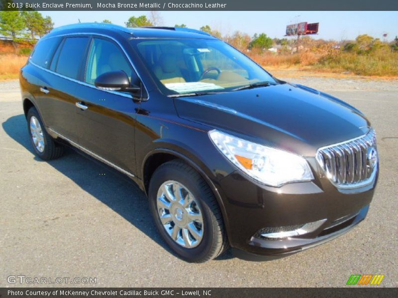Mocha Bronze Metallic / Choccachino Leather 2013 Buick Enclave Premium