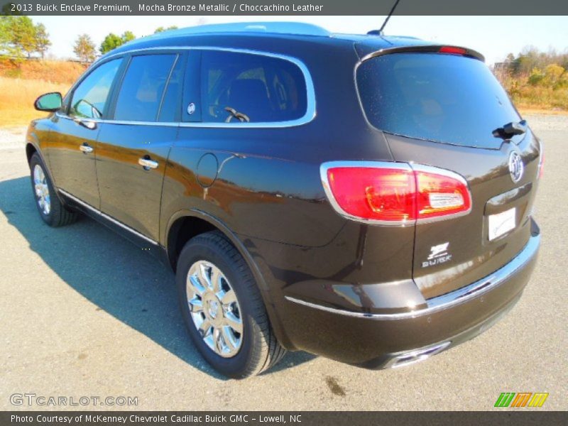 Mocha Bronze Metallic / Choccachino Leather 2013 Buick Enclave Premium