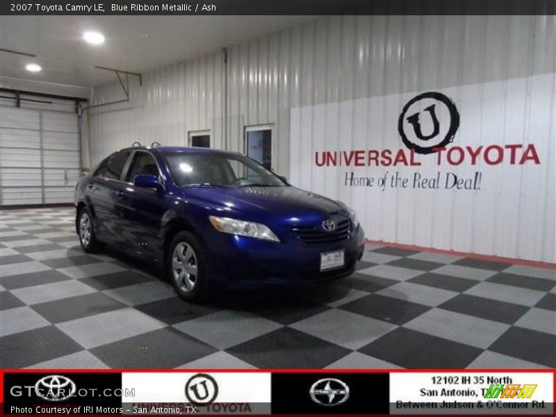 Blue Ribbon Metallic / Ash 2007 Toyota Camry LE
