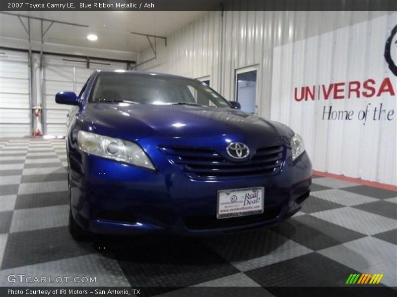 Blue Ribbon Metallic / Ash 2007 Toyota Camry LE