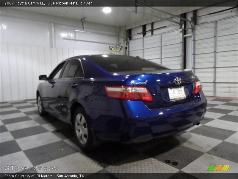 Blue Ribbon Metallic / Ash 2007 Toyota Camry LE
