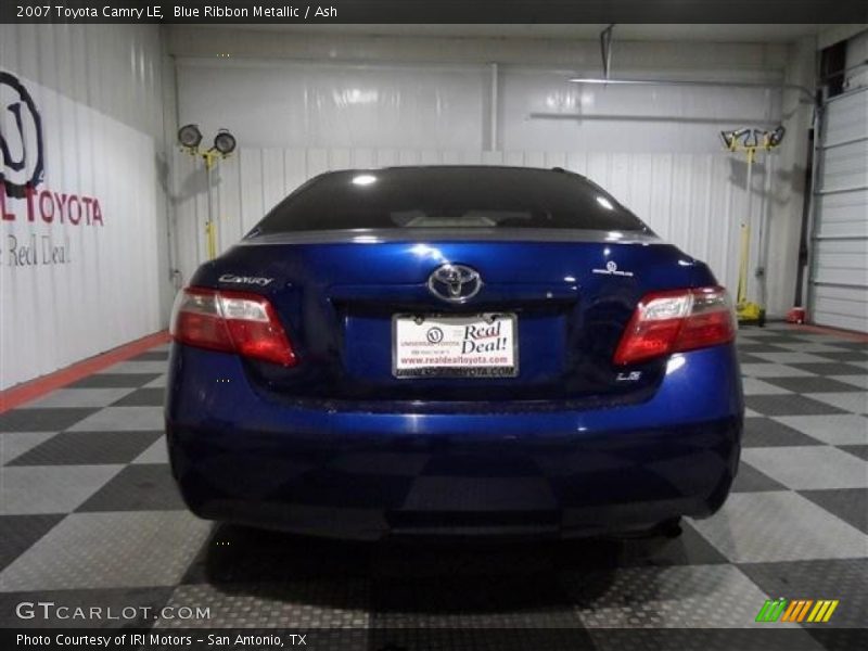 Blue Ribbon Metallic / Ash 2007 Toyota Camry LE