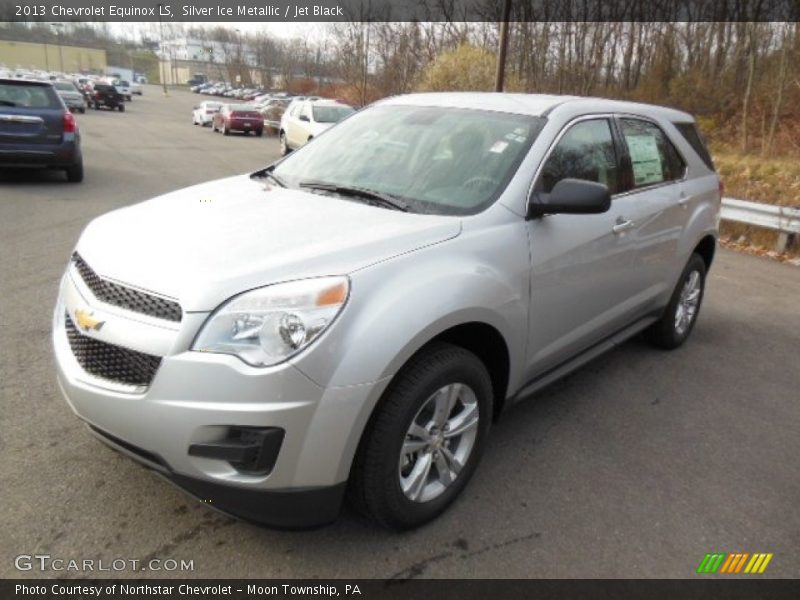 Silver Ice Metallic / Jet Black 2013 Chevrolet Equinox LS