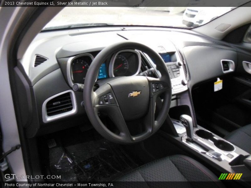 Silver Ice Metallic / Jet Black 2013 Chevrolet Equinox LS