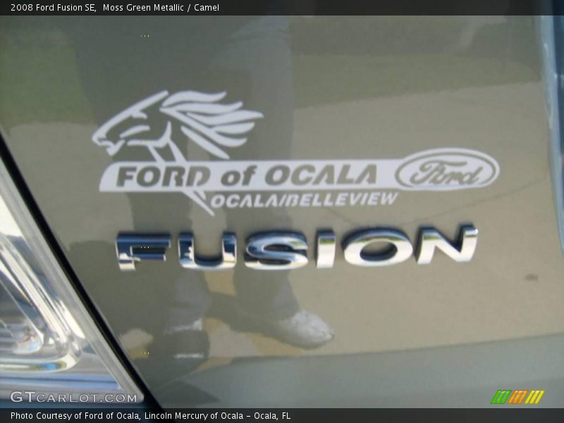Moss Green Metallic / Camel 2008 Ford Fusion SE