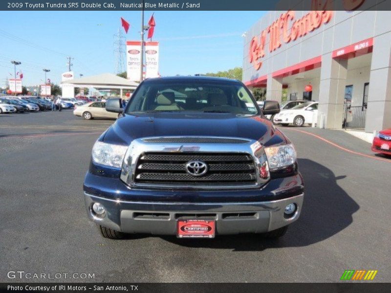 Nautical Blue Metallic / Sand 2009 Toyota Tundra SR5 Double Cab