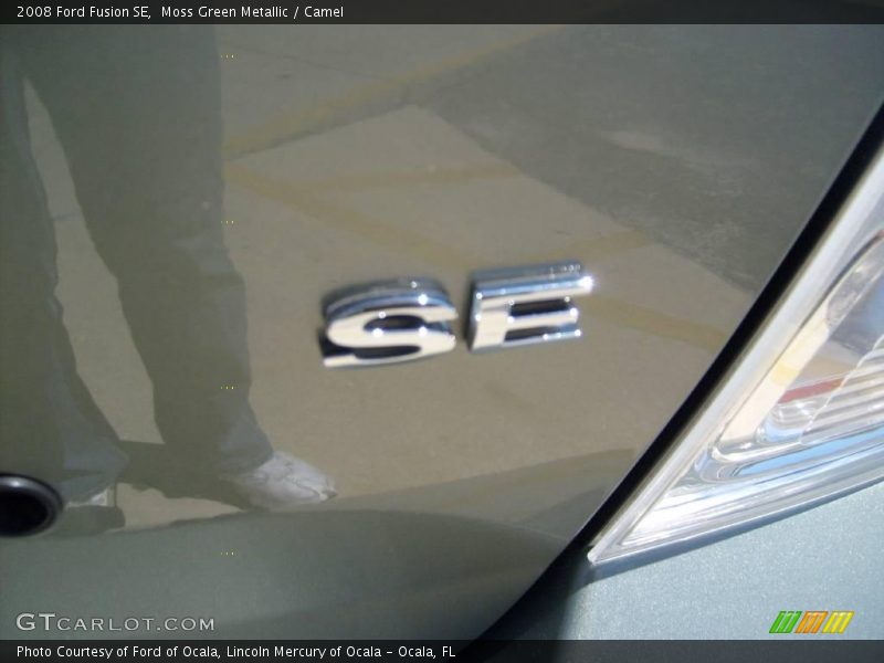 Moss Green Metallic / Camel 2008 Ford Fusion SE