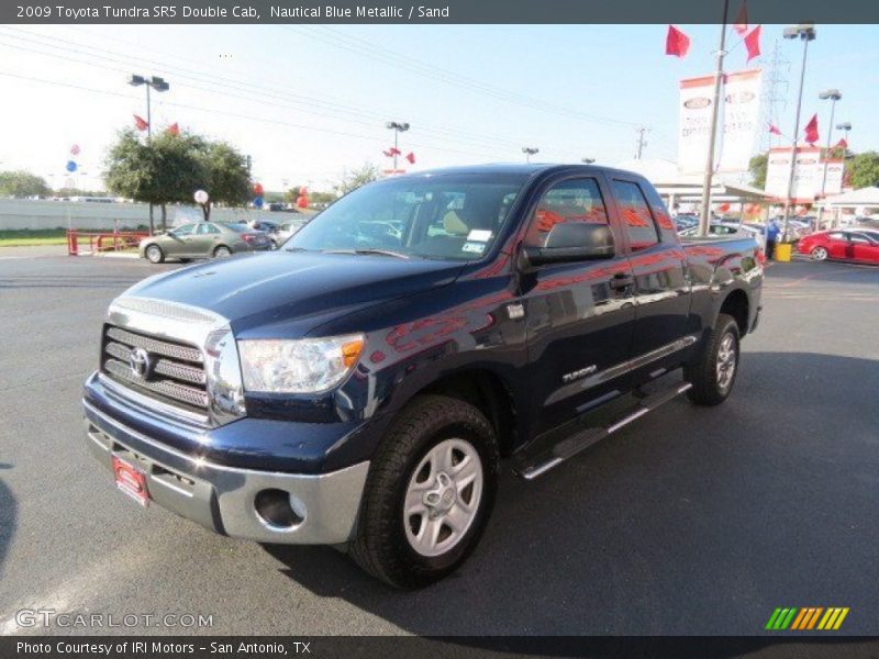 Nautical Blue Metallic / Sand 2009 Toyota Tundra SR5 Double Cab