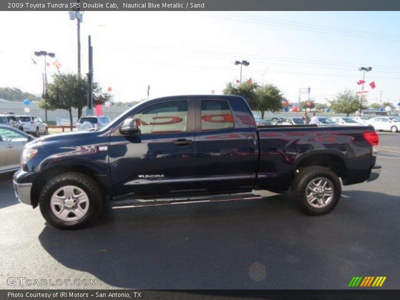 Nautical Blue Metallic / Sand 2009 Toyota Tundra SR5 Double Cab