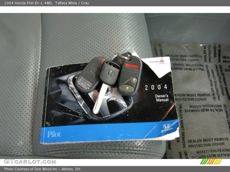 Taffeta White / Gray 2004 Honda Pilot EX-L 4WD