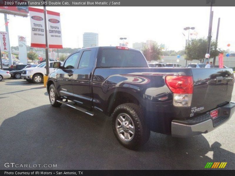 Nautical Blue Metallic / Sand 2009 Toyota Tundra SR5 Double Cab