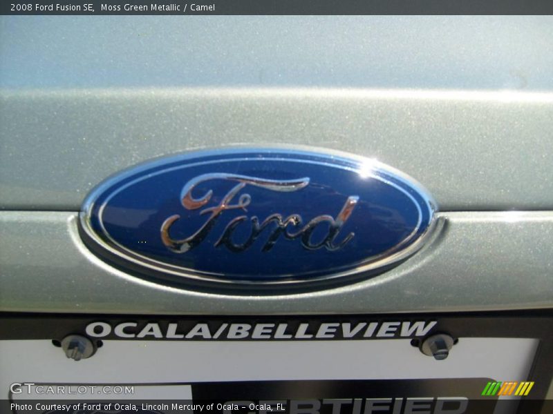 Moss Green Metallic / Camel 2008 Ford Fusion SE