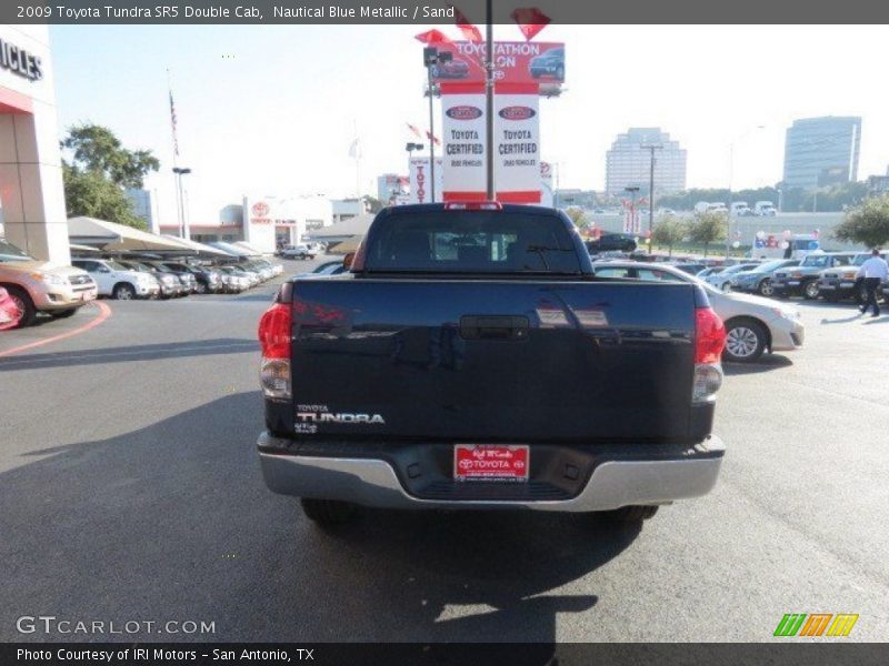 Nautical Blue Metallic / Sand 2009 Toyota Tundra SR5 Double Cab