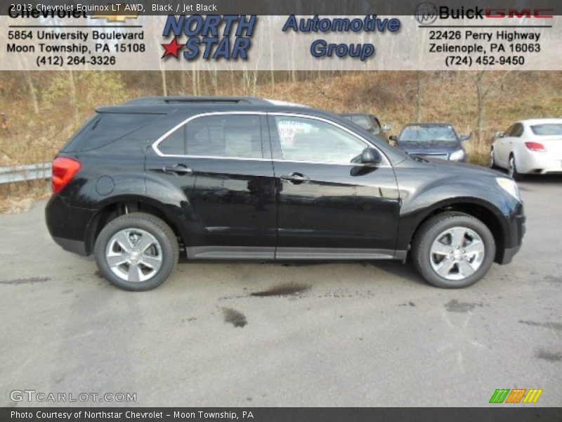 Black / Jet Black 2013 Chevrolet Equinox LT AWD