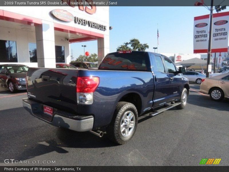 Nautical Blue Metallic / Sand 2009 Toyota Tundra SR5 Double Cab
