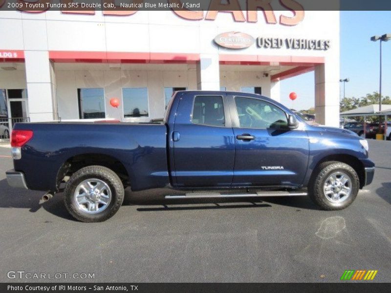 Nautical Blue Metallic / Sand 2009 Toyota Tundra SR5 Double Cab