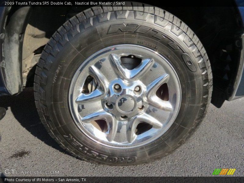 Nautical Blue Metallic / Sand 2009 Toyota Tundra SR5 Double Cab