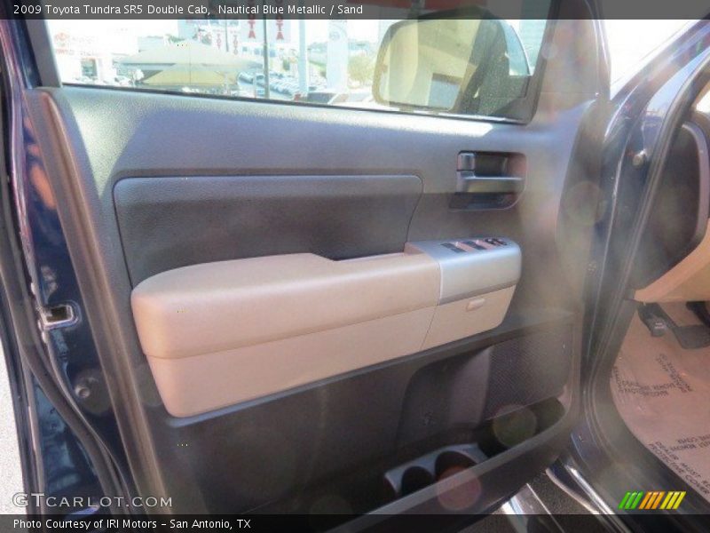 Nautical Blue Metallic / Sand 2009 Toyota Tundra SR5 Double Cab