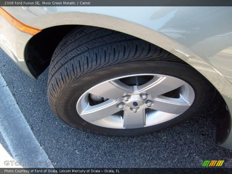 Moss Green Metallic / Camel 2008 Ford Fusion SE