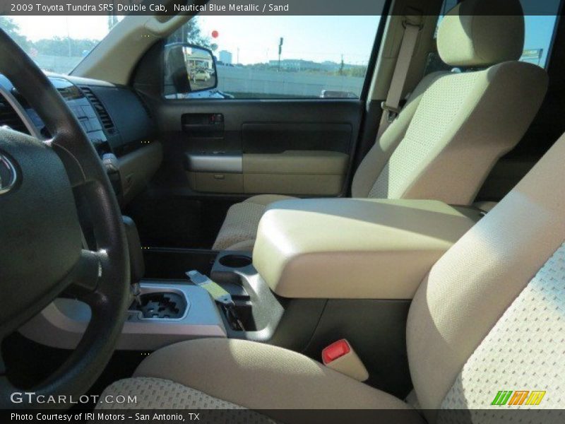 Nautical Blue Metallic / Sand 2009 Toyota Tundra SR5 Double Cab