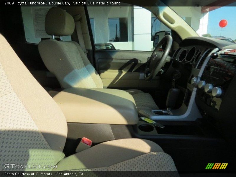 Nautical Blue Metallic / Sand 2009 Toyota Tundra SR5 Double Cab