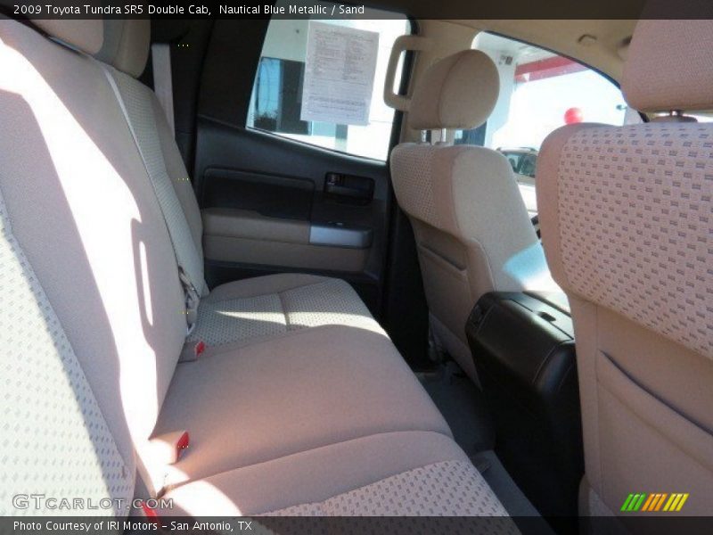 Nautical Blue Metallic / Sand 2009 Toyota Tundra SR5 Double Cab