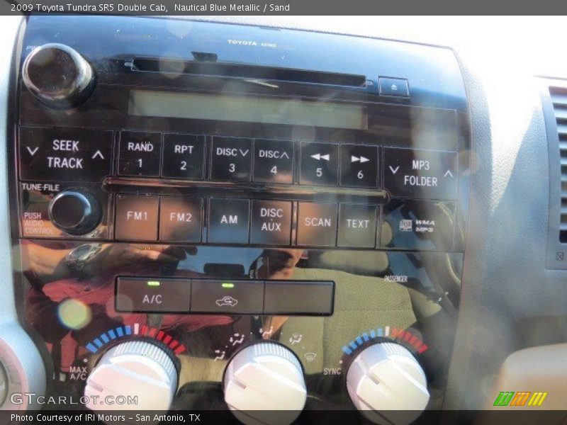 Nautical Blue Metallic / Sand 2009 Toyota Tundra SR5 Double Cab