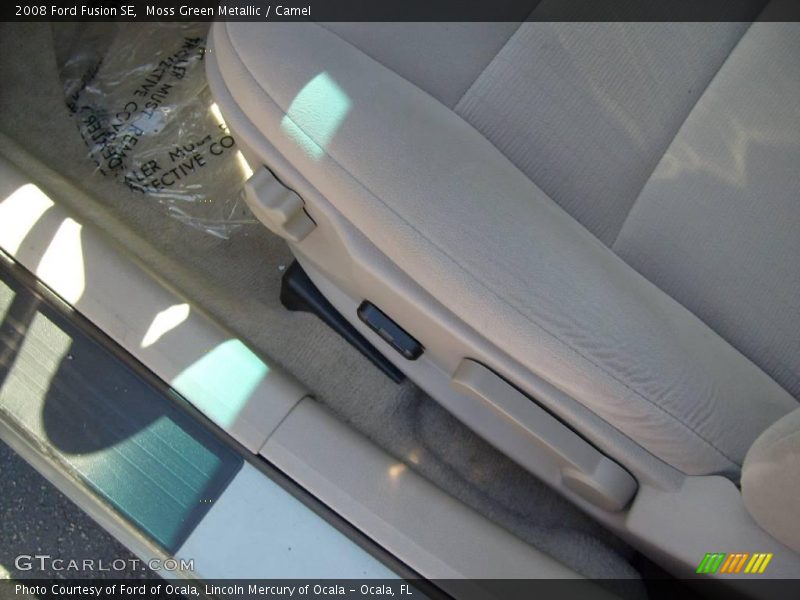 Moss Green Metallic / Camel 2008 Ford Fusion SE