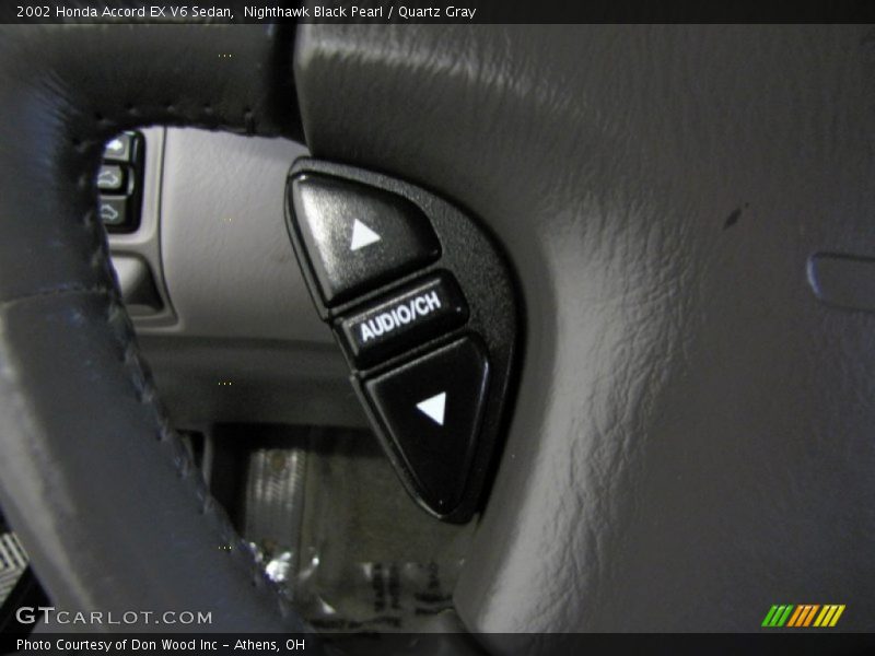 Nighthawk Black Pearl / Quartz Gray 2002 Honda Accord EX V6 Sedan