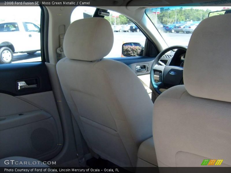 Moss Green Metallic / Camel 2008 Ford Fusion SE