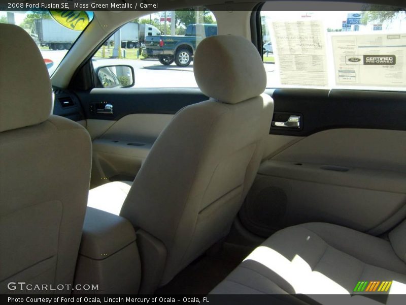 Moss Green Metallic / Camel 2008 Ford Fusion SE