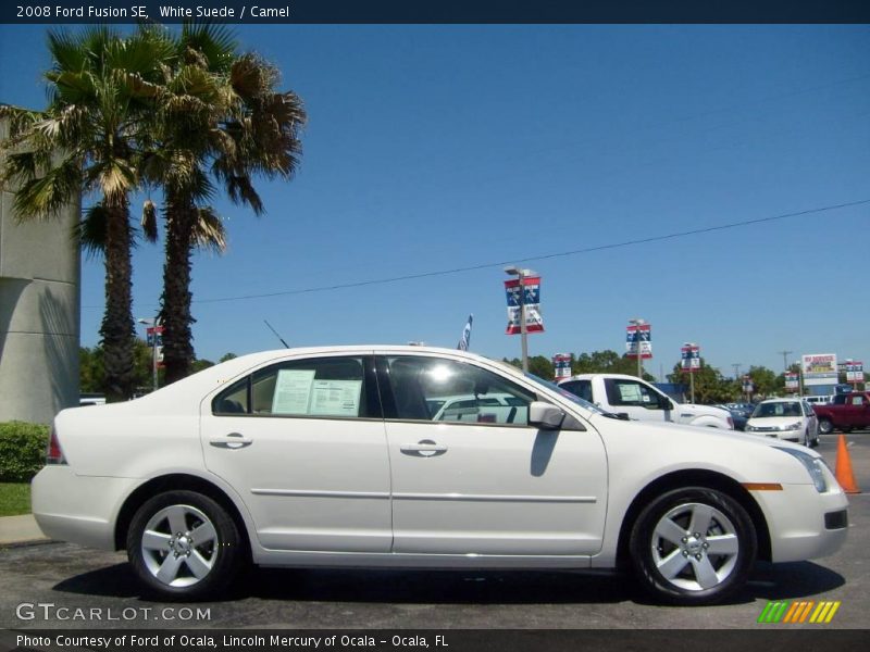White Suede / Camel 2008 Ford Fusion SE