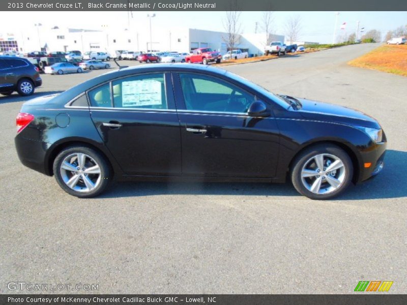 Black Granite Metallic / Cocoa/Light Neutral 2013 Chevrolet Cruze LT