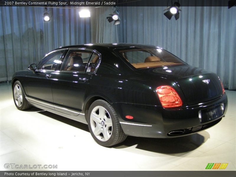 Midnight Emerald / Saddle 2007 Bentley Continental Flying Spur