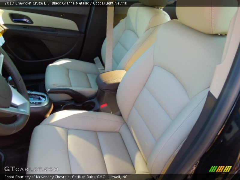 Black Granite Metallic / Cocoa/Light Neutral 2013 Chevrolet Cruze LT
