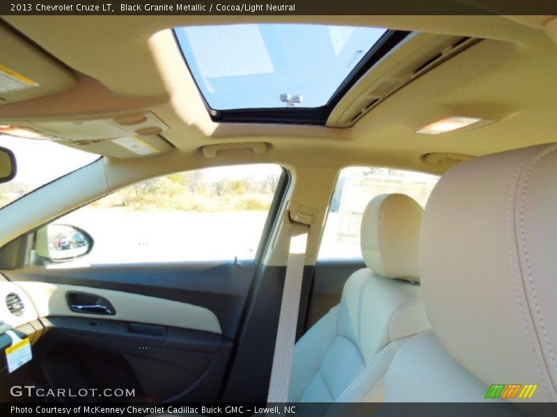 Black Granite Metallic / Cocoa/Light Neutral 2013 Chevrolet Cruze LT