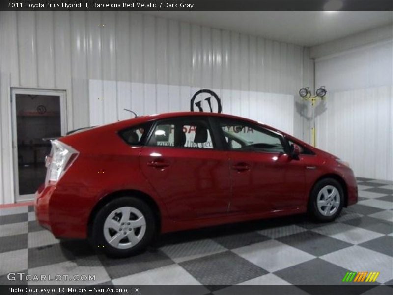 Barcelona Red Metallic / Dark Gray 2011 Toyota Prius Hybrid III