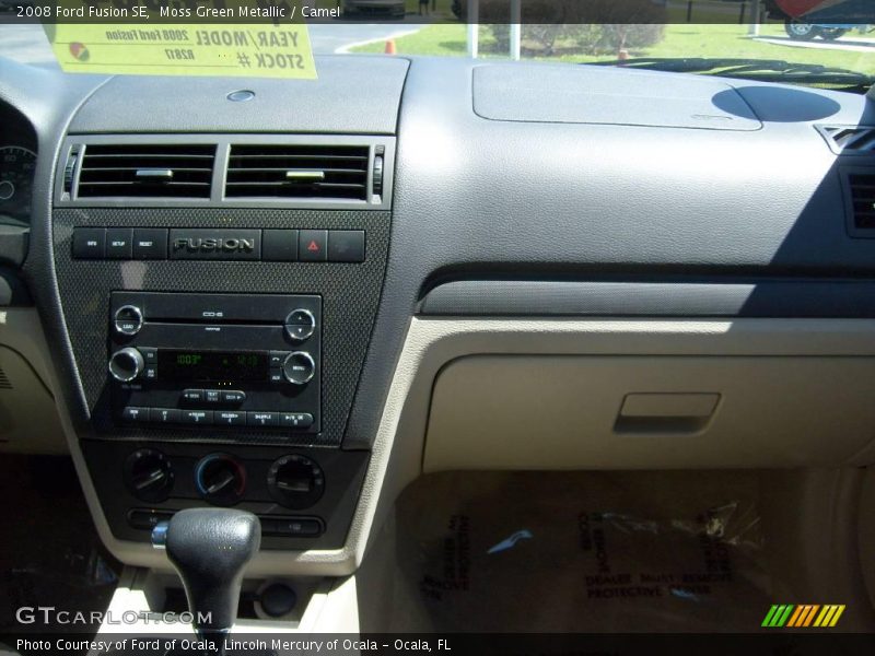 Moss Green Metallic / Camel 2008 Ford Fusion SE