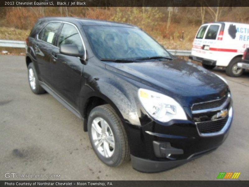 Black / Jet Black 2013 Chevrolet Equinox LS