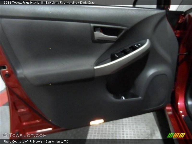 Barcelona Red Metallic / Dark Gray 2011 Toyota Prius Hybrid III