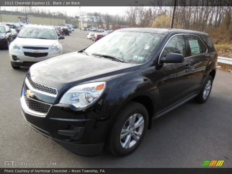 Black / Jet Black 2013 Chevrolet Equinox LS