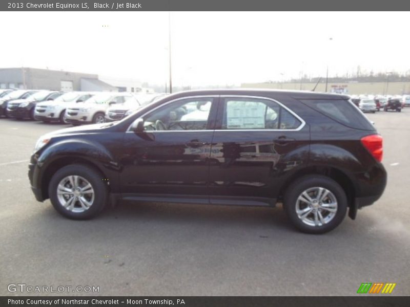 Black / Jet Black 2013 Chevrolet Equinox LS