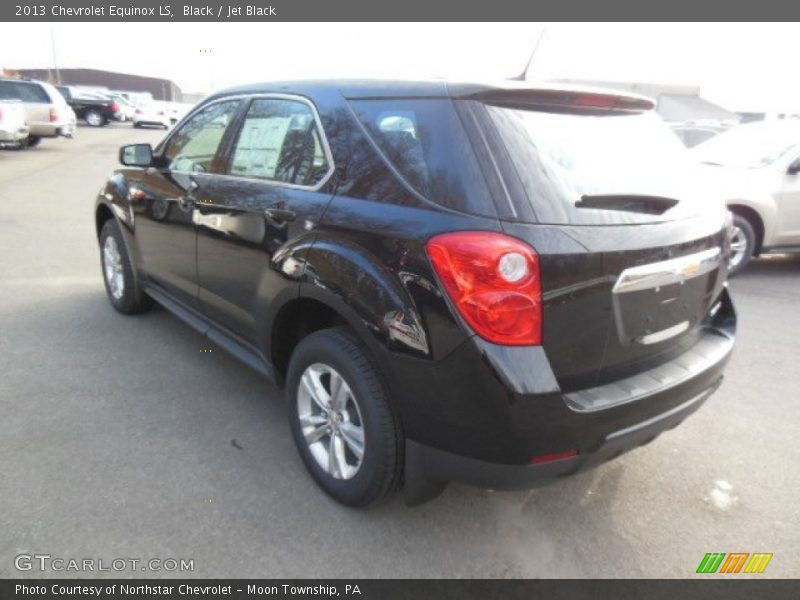 Black / Jet Black 2013 Chevrolet Equinox LS