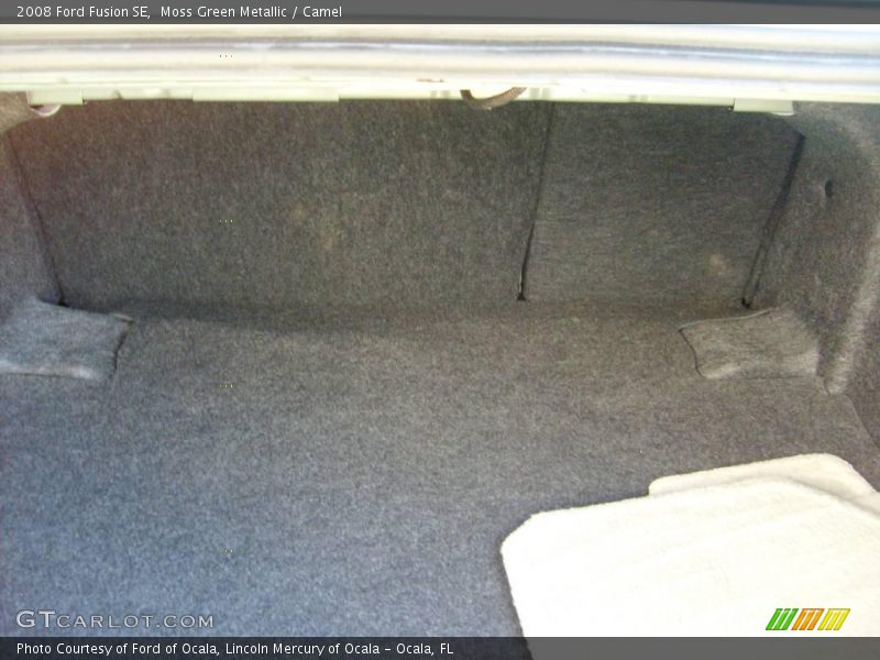 Moss Green Metallic / Camel 2008 Ford Fusion SE