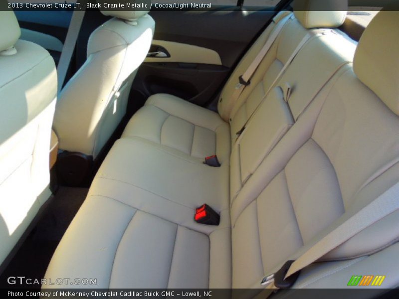 Black Granite Metallic / Cocoa/Light Neutral 2013 Chevrolet Cruze LT